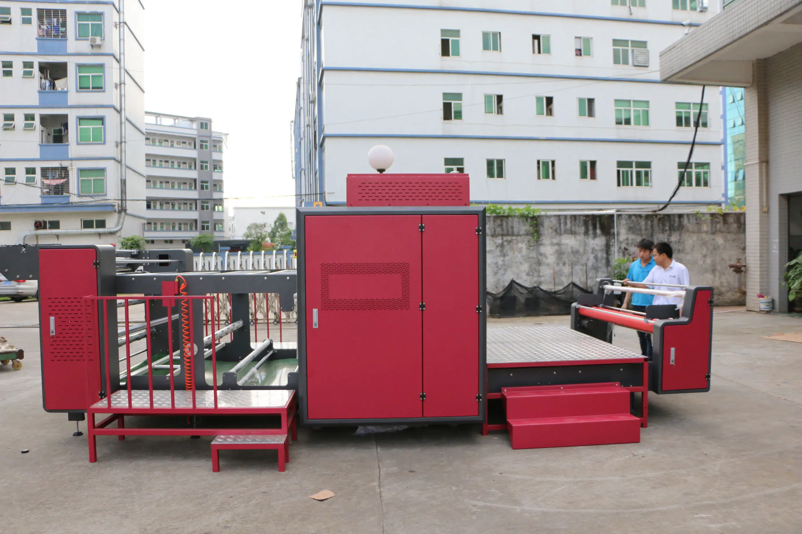 Roll to roll printing machine large format heat press calender machine rotary calander