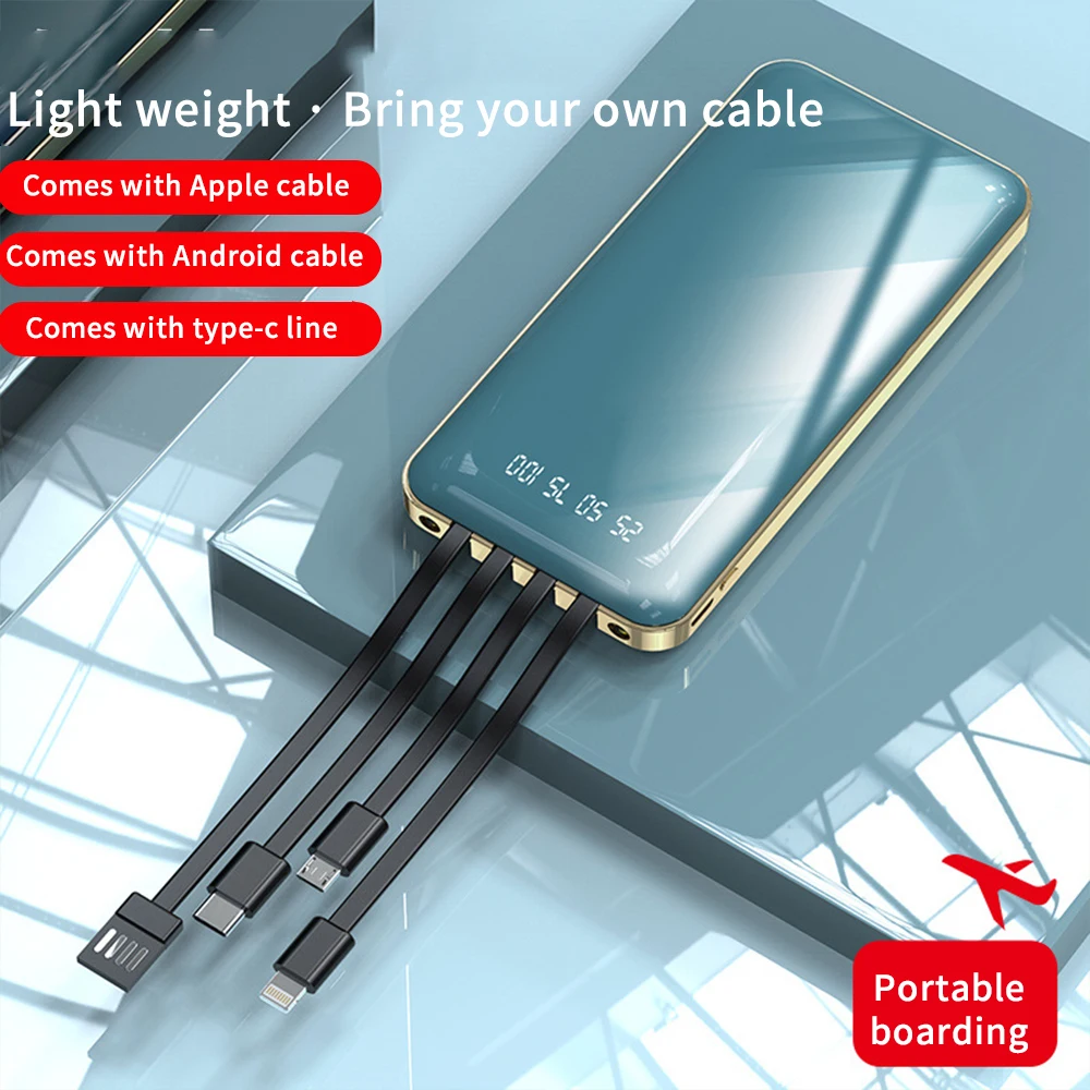 1 Sample OK Hot Sellers Portable Slim Pocket Chargers Wholesale Custom LOGO Factory Price Small 20000mah Power Banks For Phone