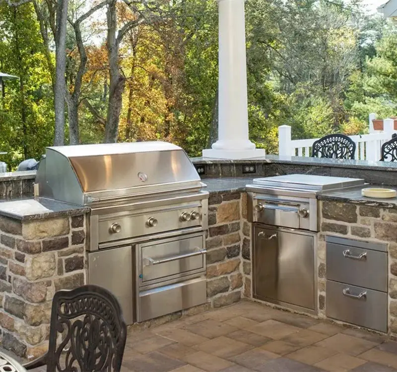 Wholesale Cabinets Island Outdoor Kitchen Cabinets With Fridge For Outdoor Party Use