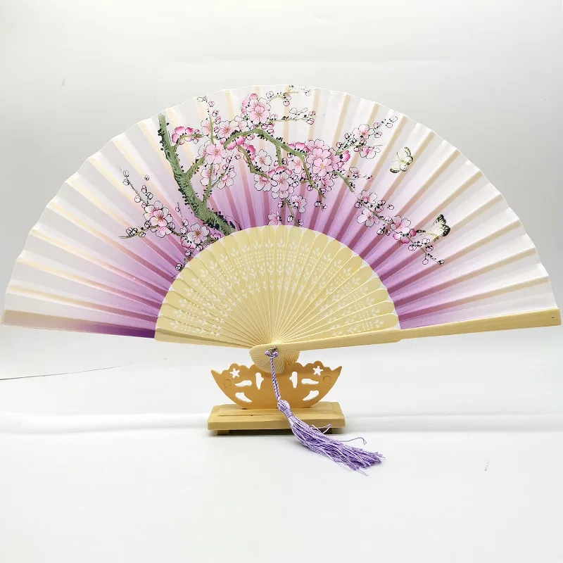 Personalized Wood Folding Hand Fans Wedding Wholesale For Women