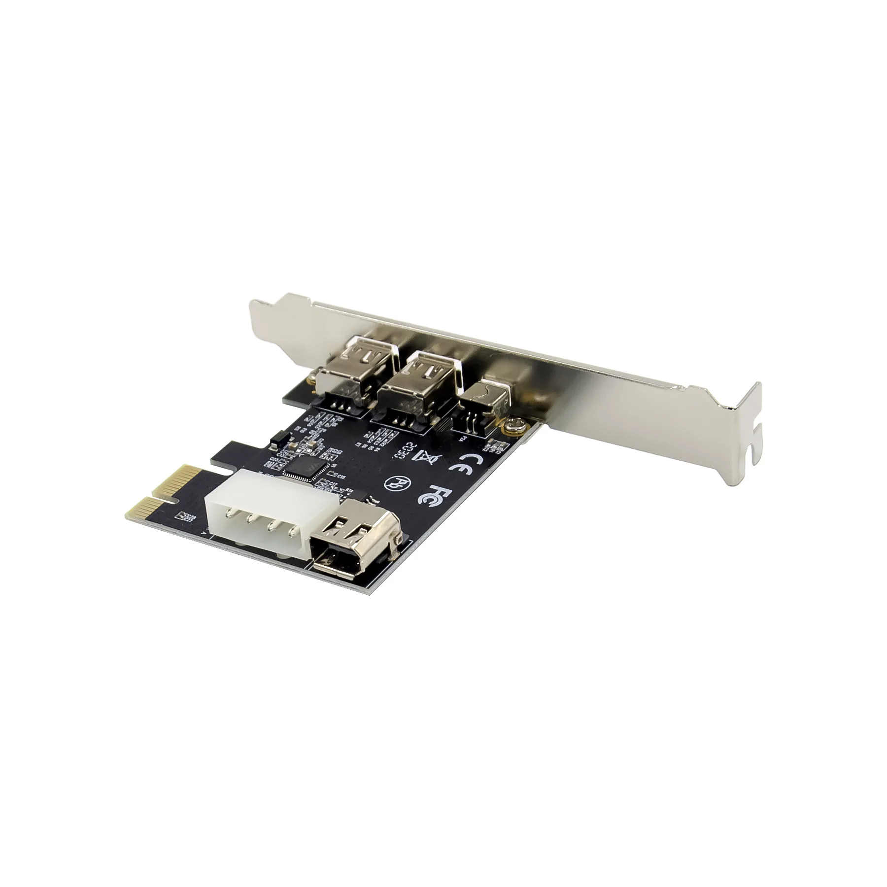 ST25 3 Port 2b 1a PCIE 1394b FireWire Adapter Card