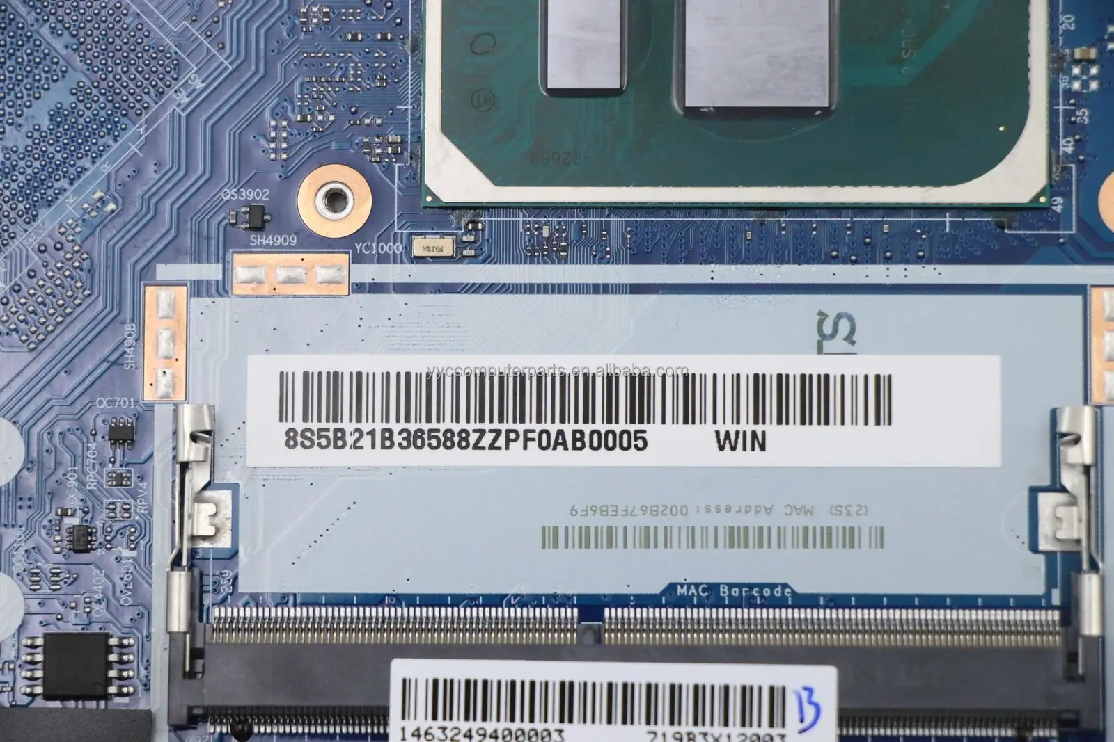 For Lenovo Intel Core i5-1035G1 4GB Motherboard 81WF IdeaPad 3-17IIL05 5B21B36588