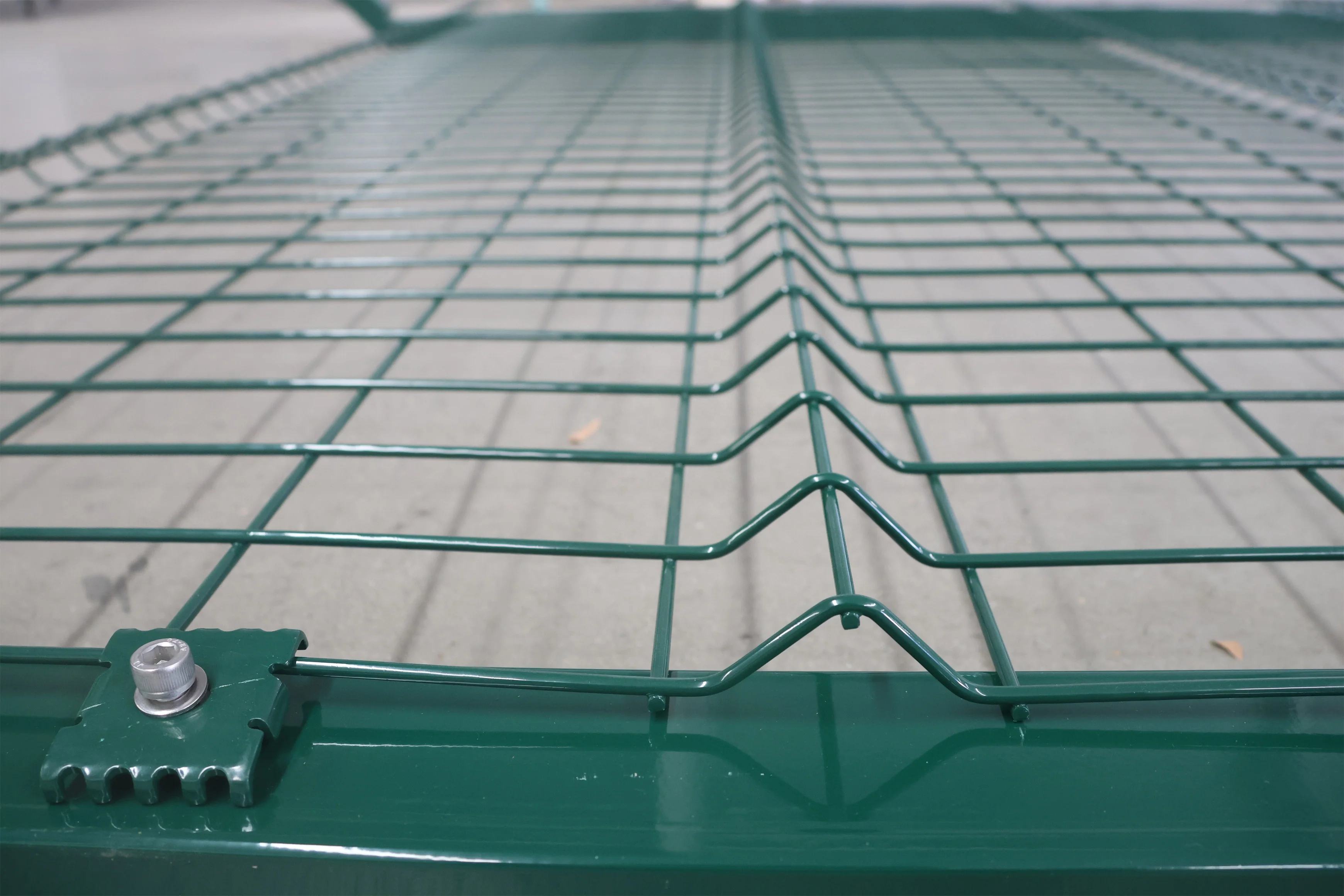 Trusted Factory High Quality Pvc Powder Coated Welded Curved 3D Wire Mesh Fence Galvanized V fold Welded Wire Mesh Fence Panel