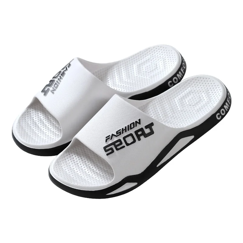 2024 мужские летние спортивные шлепанцы с прочной толстой подошвой и подкладкой из ПВХ, мягкие Нескользящие ноги, новый дизайн