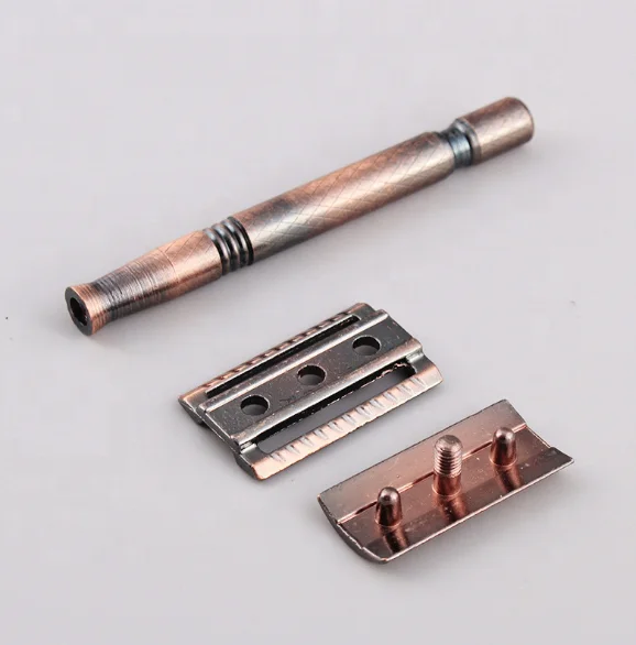 BR2001 Classic Blade Refill Razor Straight Metal Safety Razor