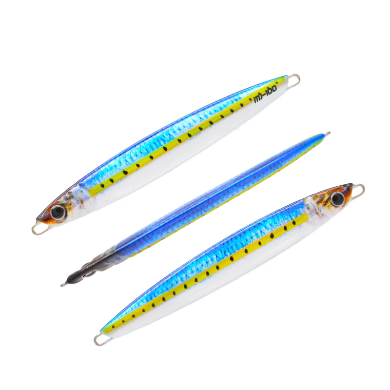 JIGGINGSOUL-RTS-318-150g 3D Bionic Printing  major Vertical  craft attracts fish longer flash Fast Sinking sliding Needle tuna