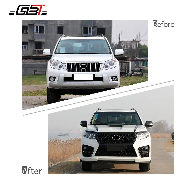 GBT Prado E Model Car Upgrade Conversion Kit For 2010-2017 Toyota Prado Body Kit Fj150 Facelift Modification Accessories