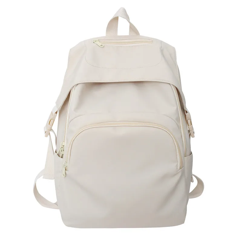 school bag for middle school girls large-capacity urban simple casual backpacks with sugar color