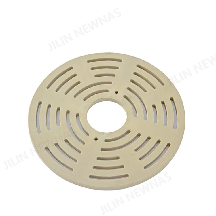 Custom Self-lubricating and wear resistance grades PEEK material valve plates PEEK components