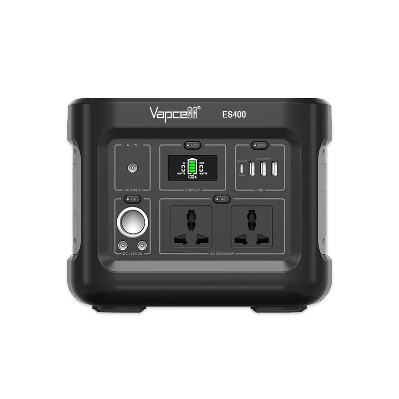 Vapcell ES400 Высококачественный портативный источник питания DBK 20650 3200 мАч 5S7P 18 В 22400 (403.2wh) литий-ионные аккумуляторы сотовые телефоны