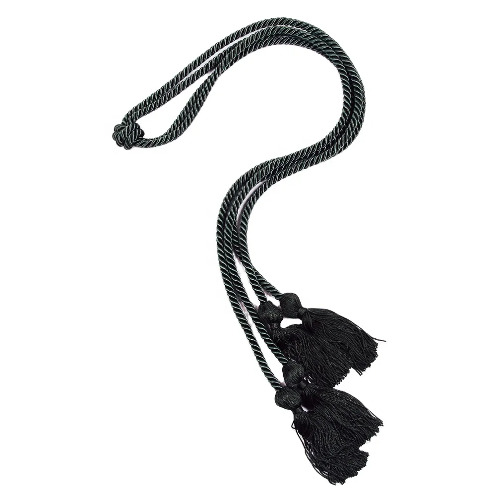 Factory rayon Polyester Honor Cords With Single Color Double Color