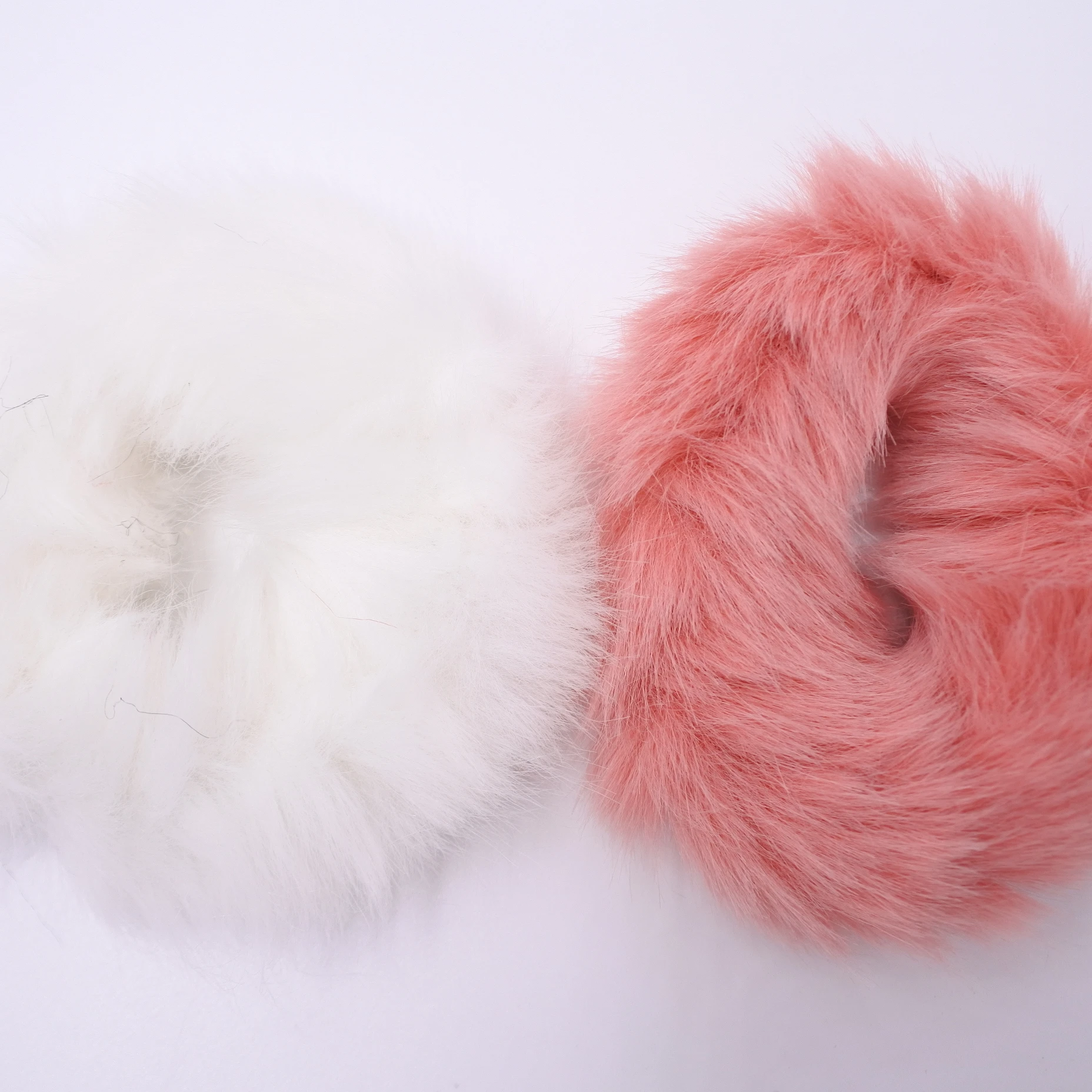 
Fur Ball Plush pom pom Furry Pony Tail Hair Rubber Extension Holder Band Accessories 