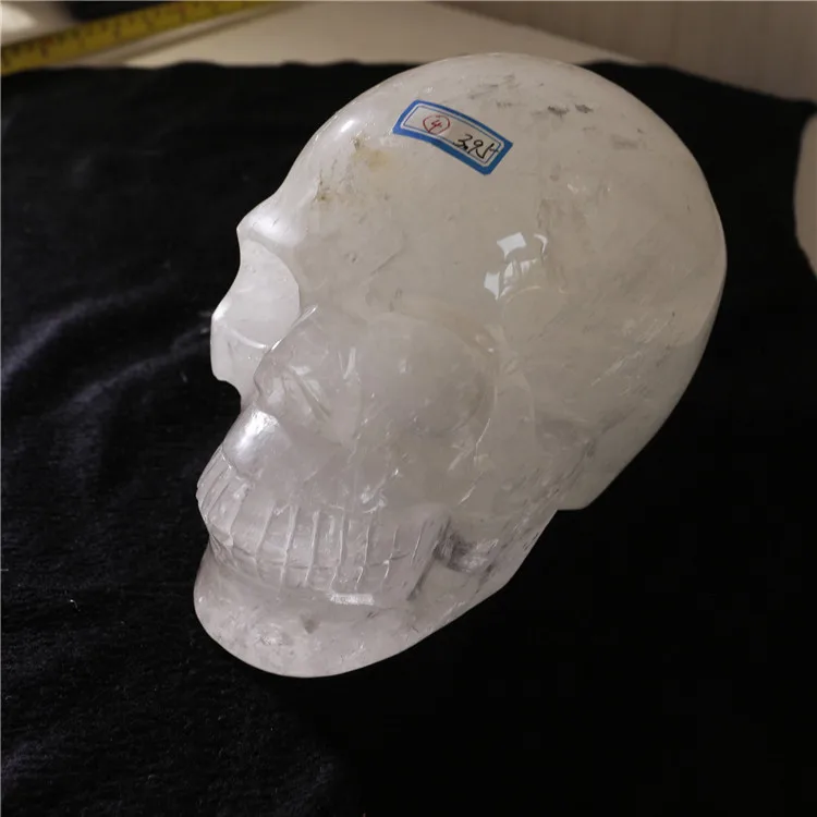 
Wholesale exotic clear quartz crystal skull smoking pipes 