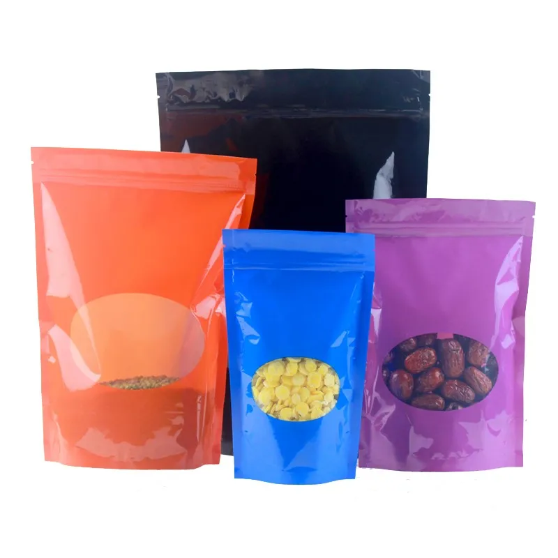 Custom Logo Food Stand Up Pouch Snacks Sugar Pet Food Chocolate Bread Full Milk Powder Packing Bag Mylar PE  16oz Coffee Pouch