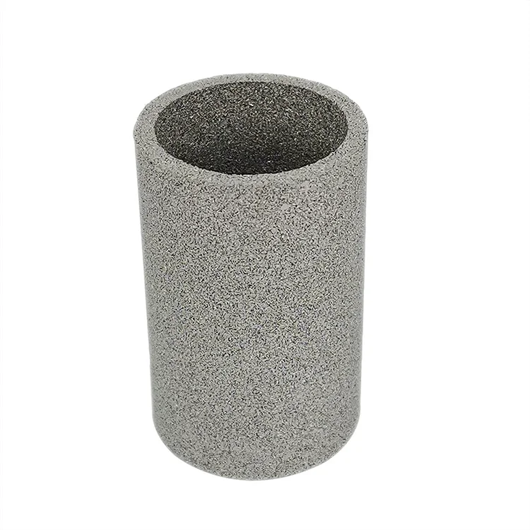 1-100 Micron Stainless Steel Sintered Porous Metal tube Filter For Manufacturing Plant