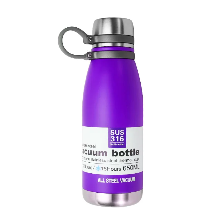 Double Walled Cola Shape Thermoses Leak-Proof stainless steel vacuum insulated water bottle