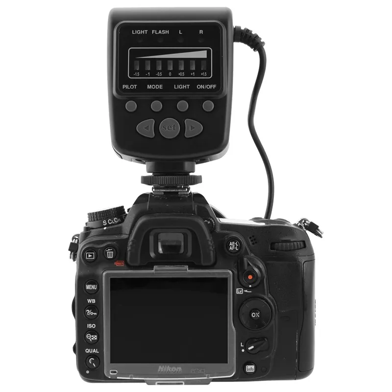 Macro Ring Speedlite Flash Light FC-100 GN15 External Led Flash Ring Selfie Light For Nikon Canon Panasonic Olympus