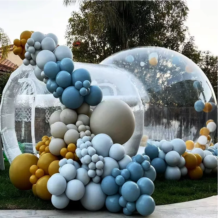 Outdoor 3 meter inflatable transparent bubble house transparent tent camping tent shopping mall entertainment props