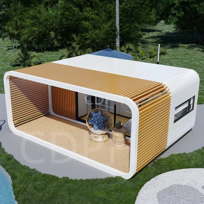 Space Capsule Movable Homes Mobile Prefab House Container Tiny Apple Cabin Prefabricated Houses