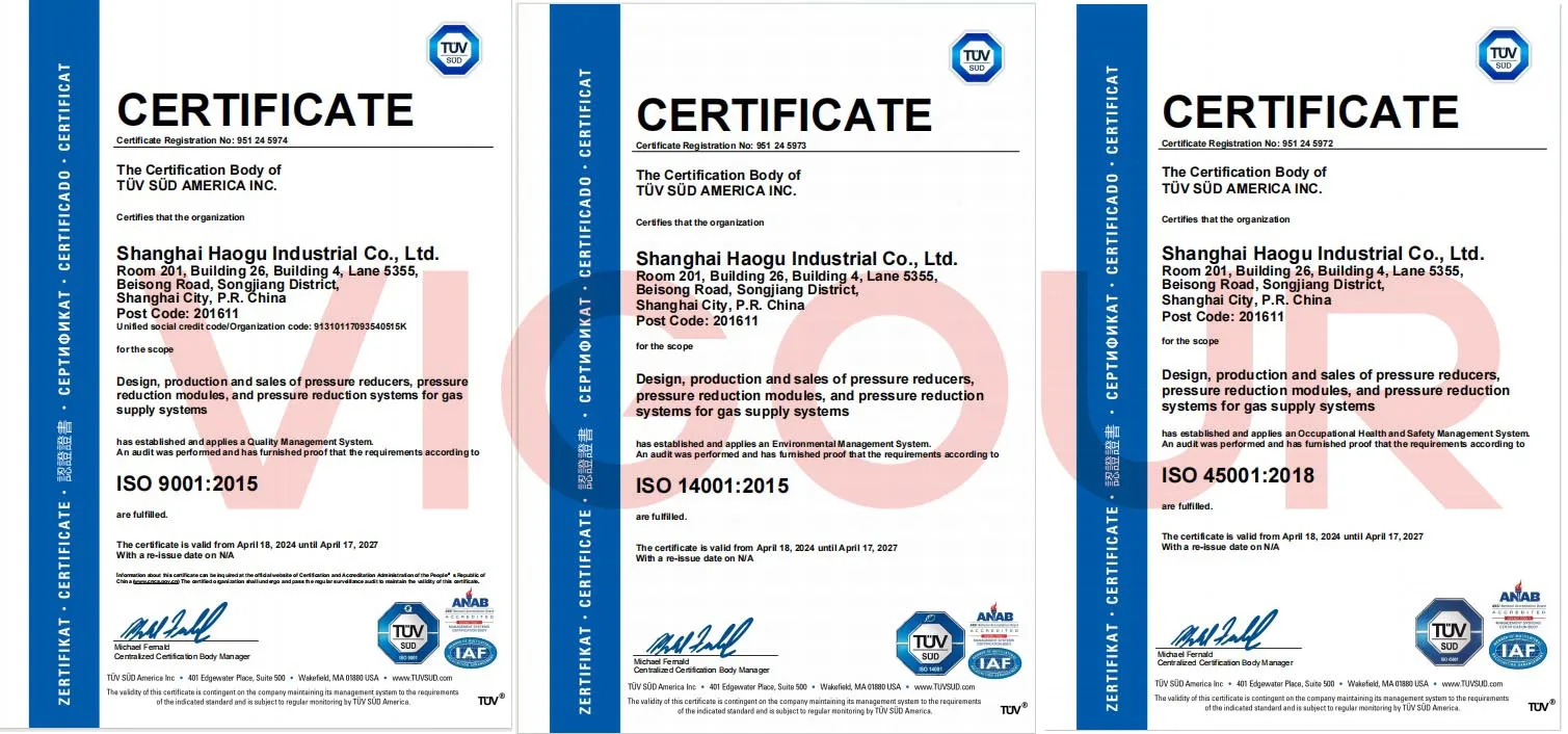 UHP Manual Single Stage Gas Flow Pressure Regulator CV 0.06 High Temperature Diaphragm Reducing Valve