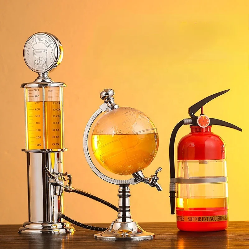 Hot sale 2 L fire extinguisher creative beer dispenser 1000 ml liquid Beverage drink dispenser for party