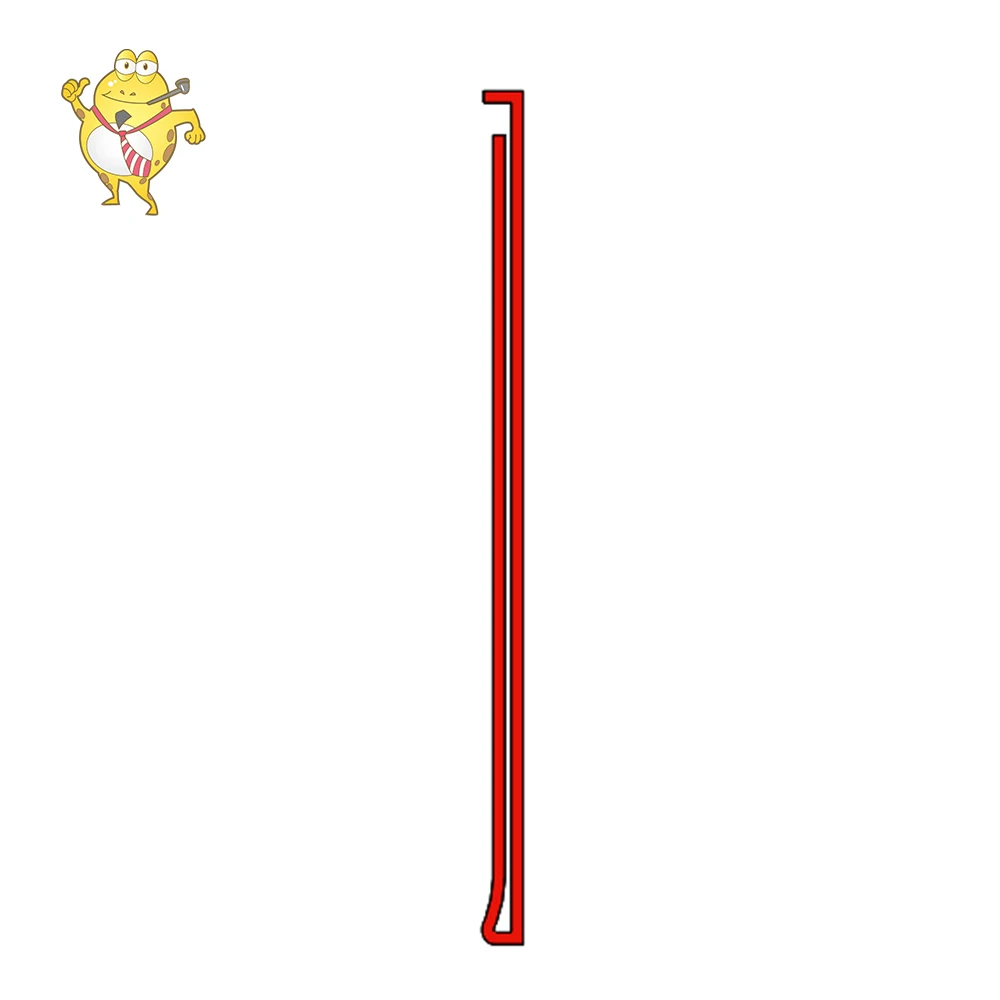 
Supermarket Plastic Price Label Holder Data Strip self adhesive plastic binding strip 