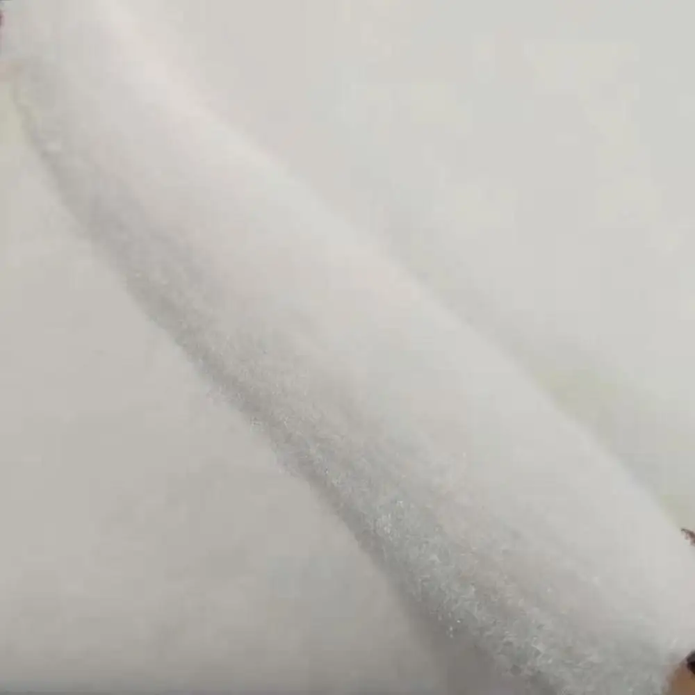 Manufacturer Wholesale thermal bond 100% polyester wadding for quilts