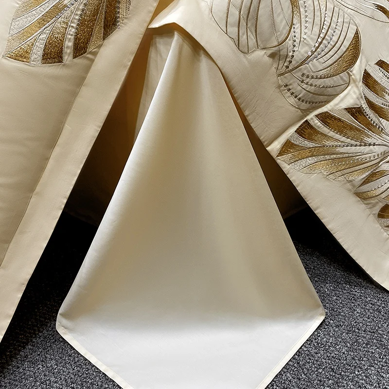 Sunny Textile Egyptian Cotton Four Pieces Duvet Cover Set