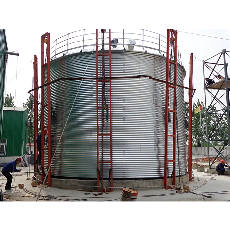 
Grain steel silo bolt assembly galvanized carbon steel silos price 