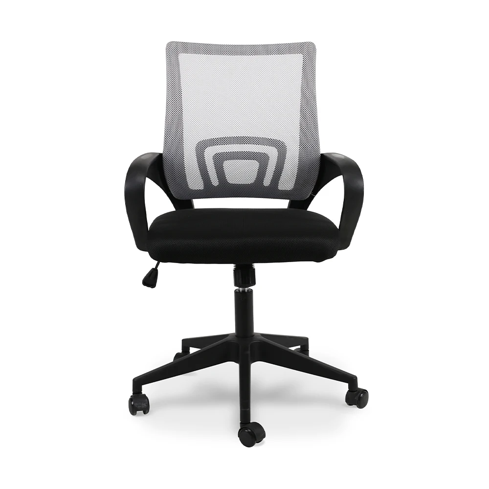 Mesh back steel upholstered chrome ergonomic computer office chairs