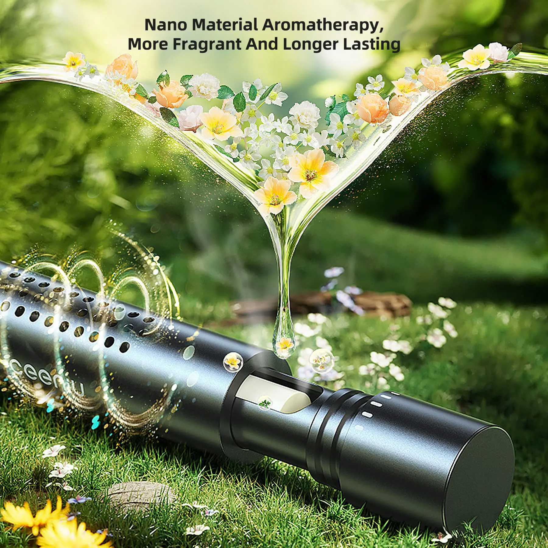 Custom logo Private label Car Interior Accessories Air Fresheners Car Diffusers For Essential Oils Car Vent Clip