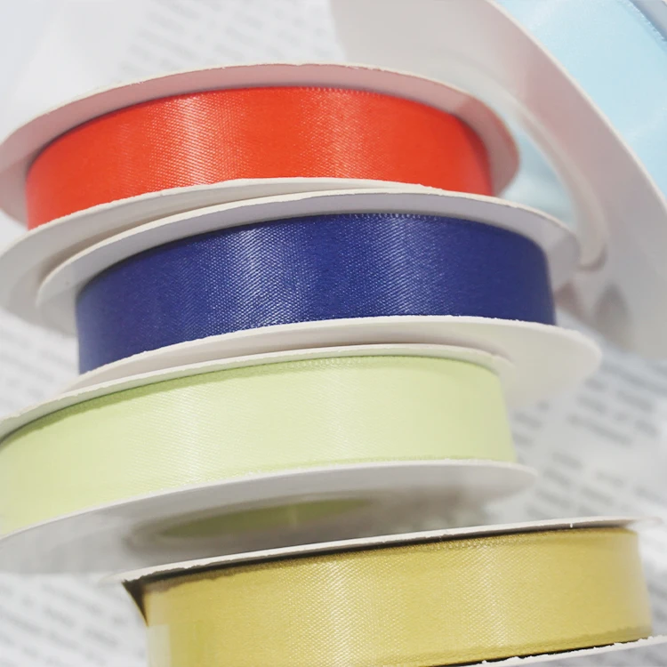 Wholesale Designer Christmas Gift Ribbons Custom Printed Box Packaging Satin Ribbons for Wedding