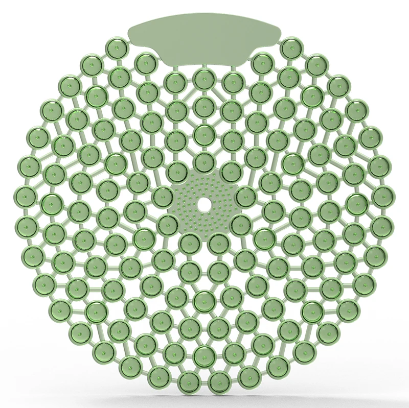 Cheap Urinal screen Bubble shape Custom Logo Printed Available Disposable Deodorant Urinal   Mats