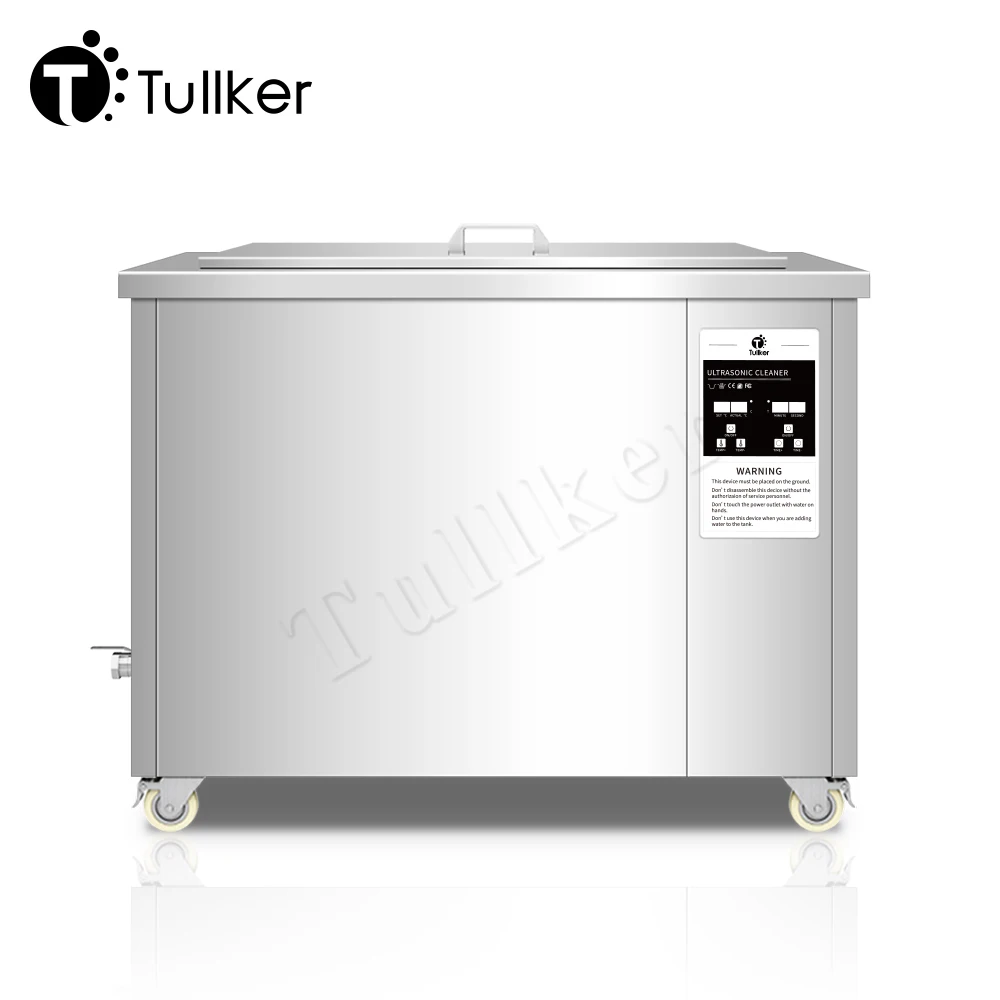 Цифровой 135L Tullker Ультразвуковой очиститель DPF детали топливного инжектора масло ржавчина обезжиривающий ультразвуковой аппарат для мытья бак Ванна