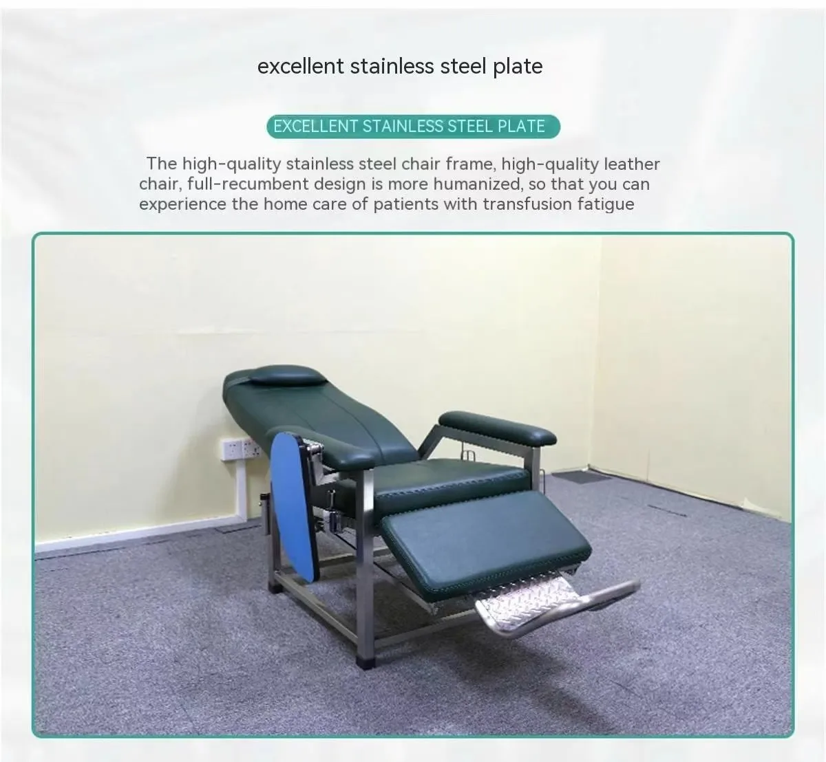 luxurious hospital lying infusion chair