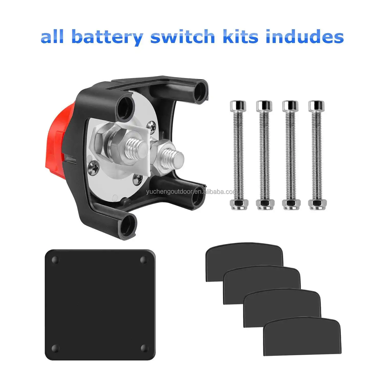 /275A High Current Heavy Duty Disconnect Isolator on OFF Battery Switch 12V - 48V 200A Fuse Switch Disconnector 12V-48V DC 48