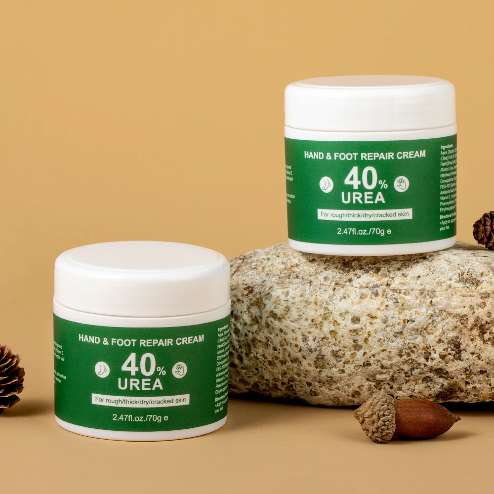Лучший отбеливающий крем для рук и ног масло ши восстановления мочевины 40 массажный увлажняющий Крем чайное дерево против трещин
