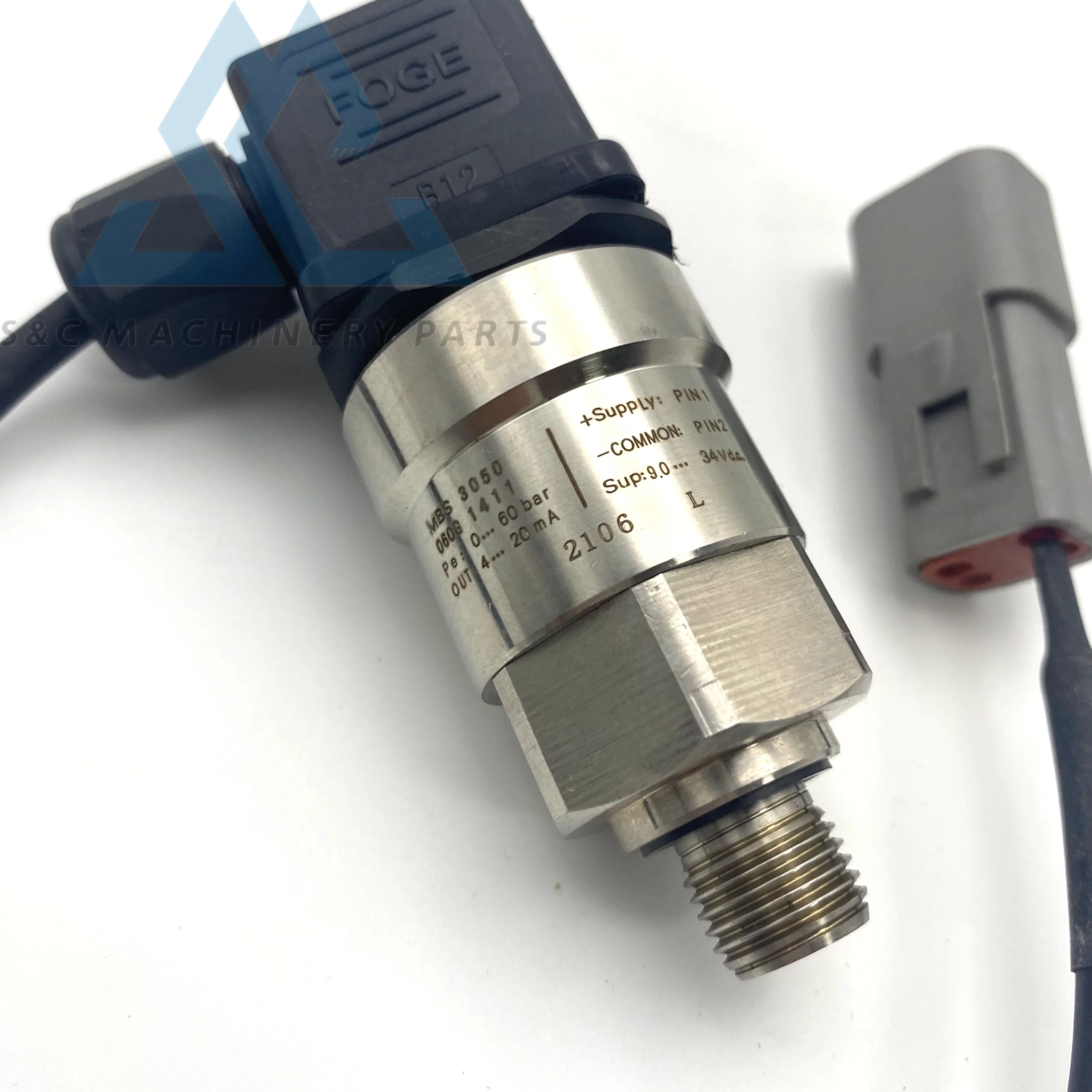 30B0171 30B0173 Pressure Transmitters MBS3050 060G1411 Sensor For CLG922 Excavator Spare Parts