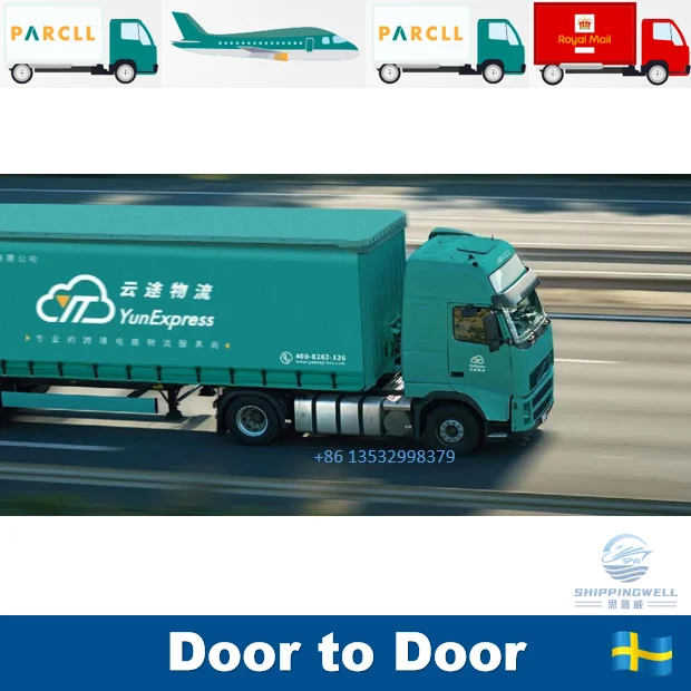 Sweden Cheapest YunExpress with DDP Global Lightweight Parcels Shipping from China Guangzhou/Shenzhen/Dongguan with Door to Door
