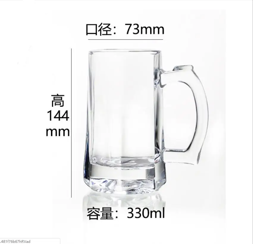 8oz 9oz 10oz 11oz cheap price factory wholesale beer glass cup with handle