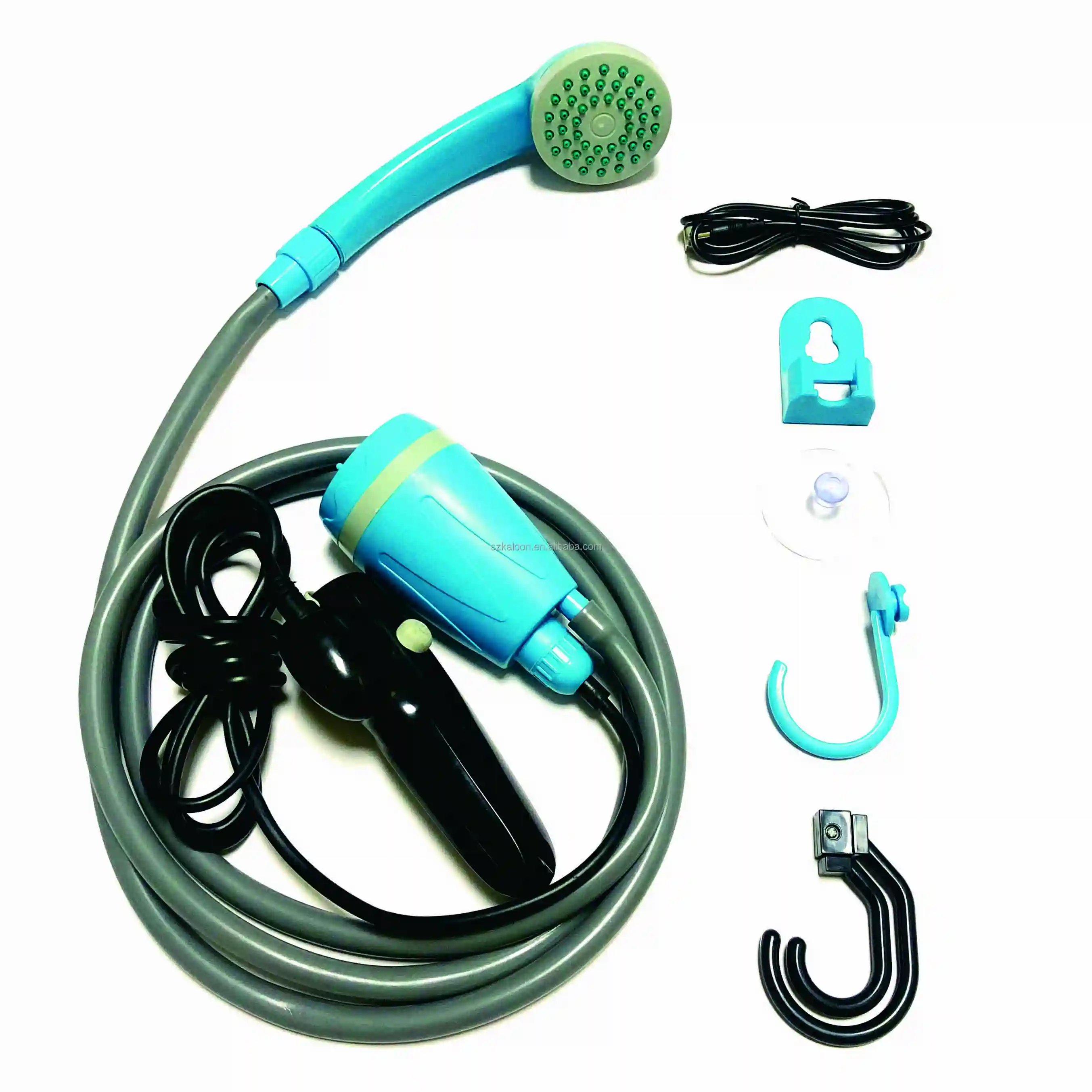 Portable Shower Camping 5V Electric Outdoor Shower Water Bag Kit Travel Car Washing Machine Garden Plant Watering Camping Bath