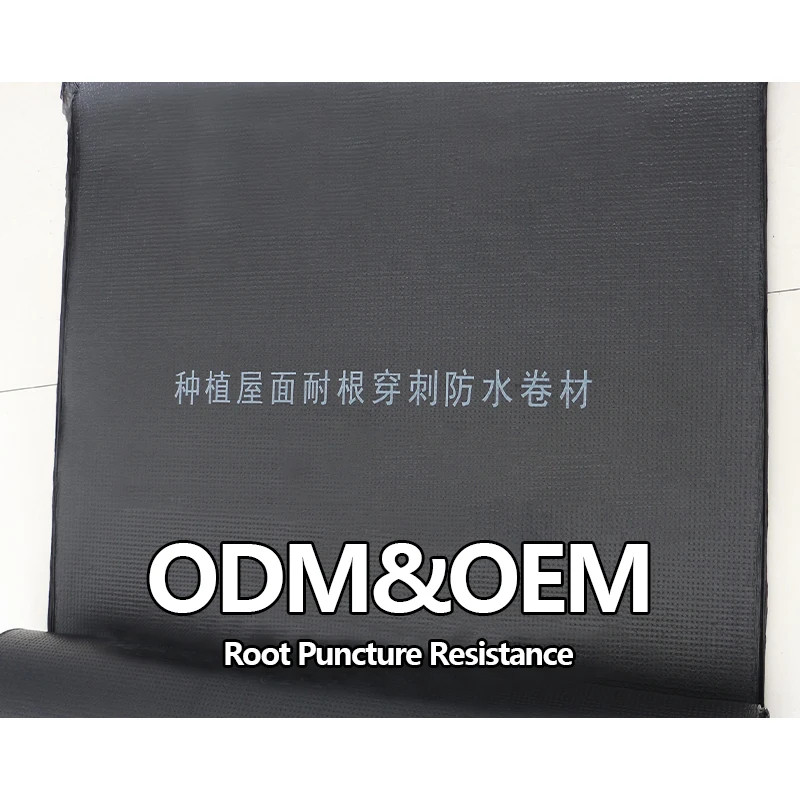 Wholesale China Hot Melt Type Polyethylene Tire Root Puncture Waterproof Membrane For Planting Protect Roof