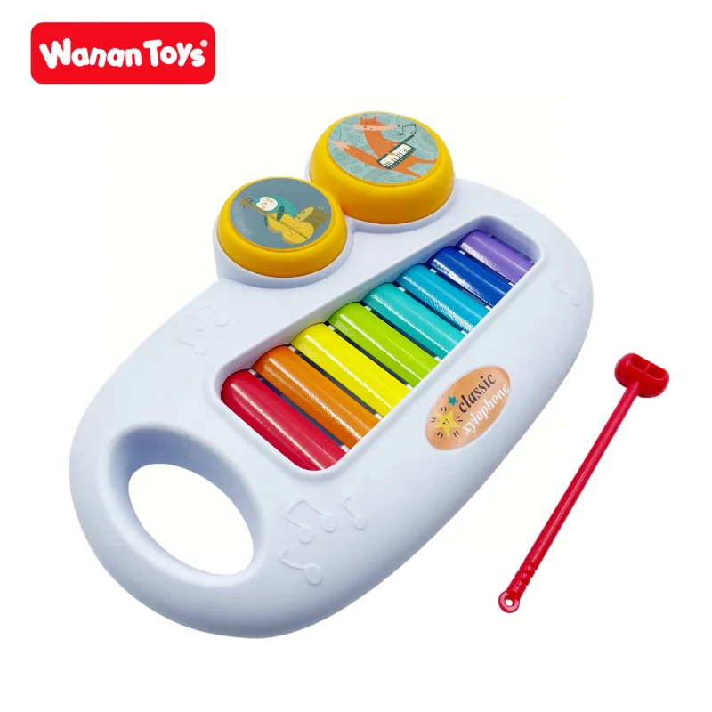 Toddler Musical Instruments Toy Kids Early Educational Musical drum Toys keyboard  Plastic piano xylophone gift for baby