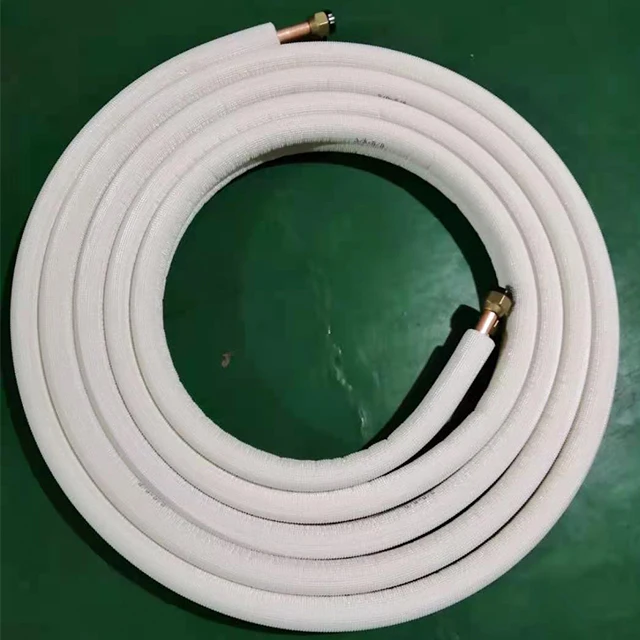 3/8+1/4 split line set insulated air conditioner copper pipe for air conditioners copper line set air condition installation kit