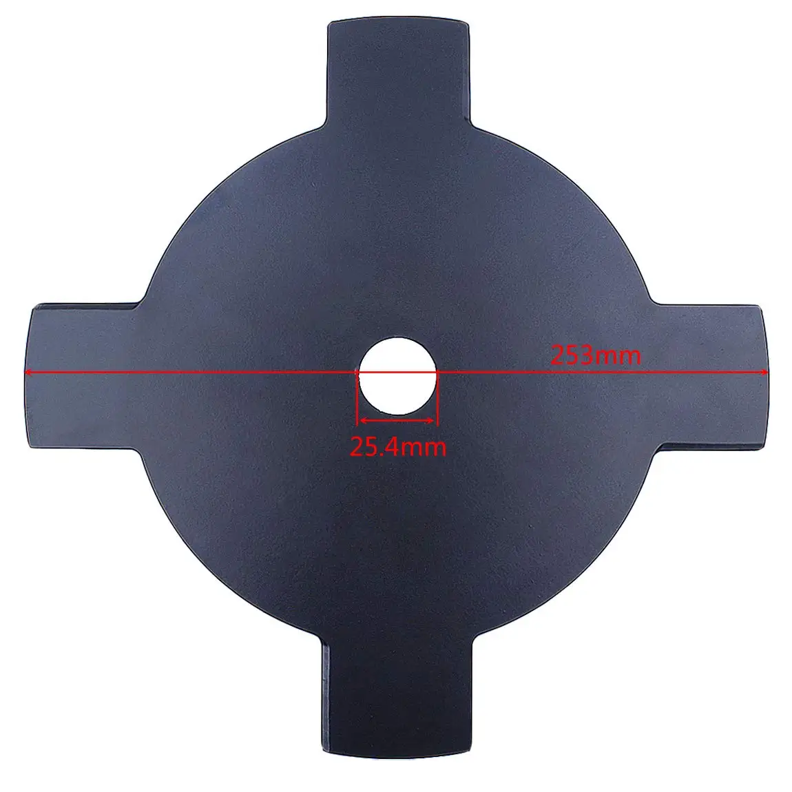 Steel Blade 4T Steel Blade for Grass Brush Cutting Black Rotary Cutting Blades for Grass and Bush Cutting