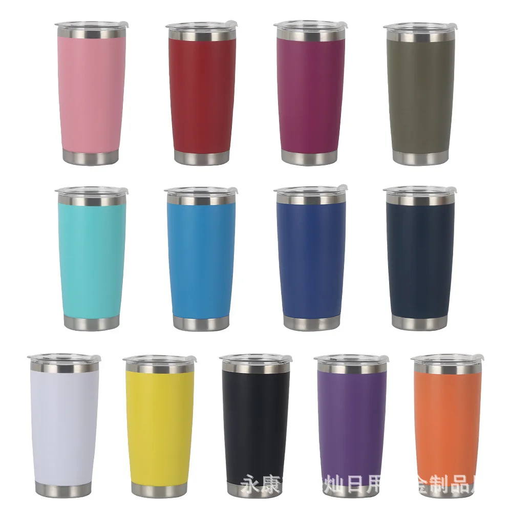 Ceramic Cup Glass Tumbler With Straw And Lid Skinny Factory Stainless Steel Insulated Can Cooler Metal Cups Whisky