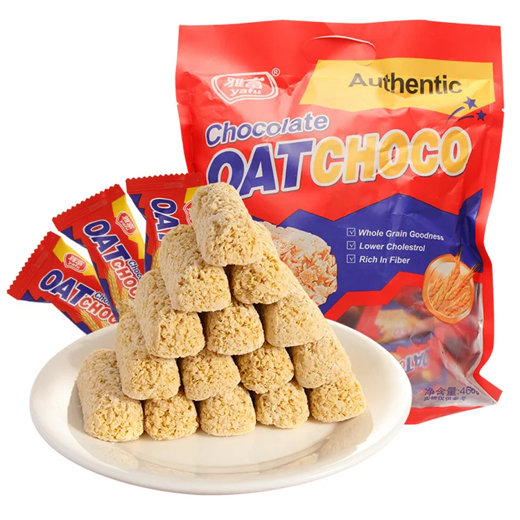 OEM/ODM 468 г шоколадная закуска для отдыха шоколадный хрустящий овсянка Choco питательная Овсянка Шоколад Бар