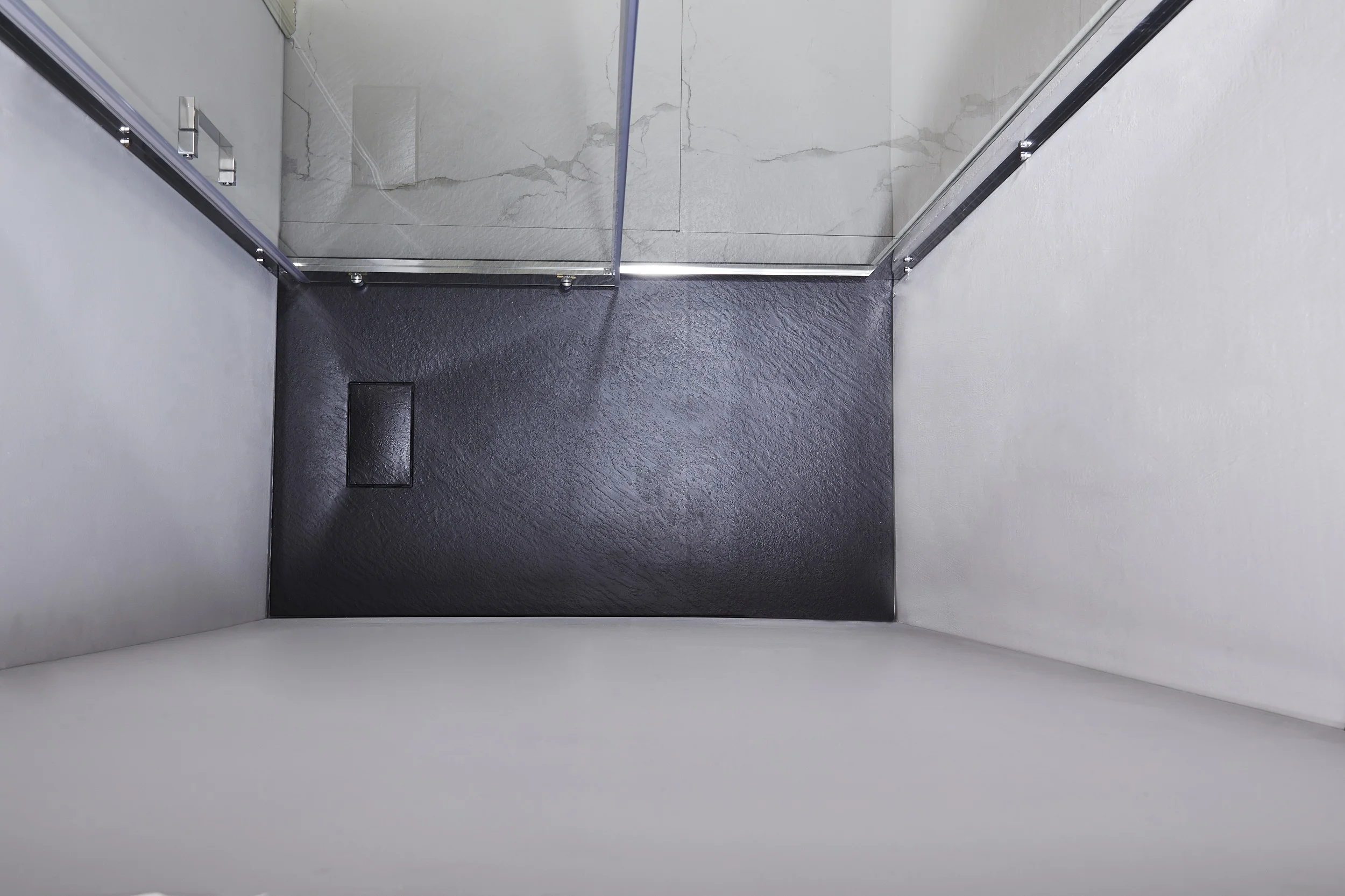 SMC acrylic bathroom shower bathtub caddy tray American style acrylic rectangular a shower tray with shower  for Villa