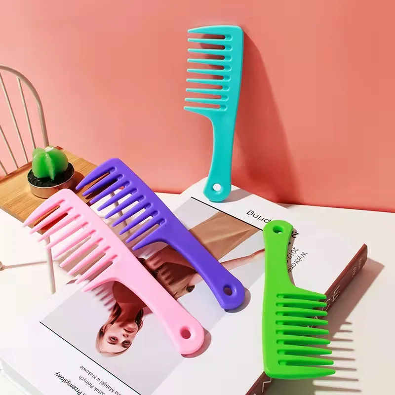 Factory Manufacturer Custom Comb Wide Tooth Comb With Logo Haire Comb Hair Styling  Tools