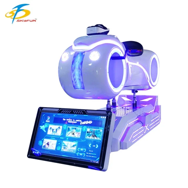 Virtual Reality VR Racing Simulator Motorcycle Motion Simulator VR 9D Car Racing Game Machine